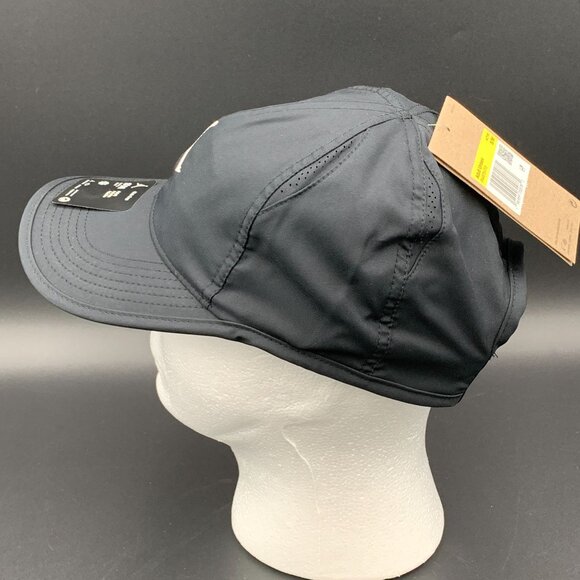 Nike Men's Air Jordan Dri-FIT Club Unstructured Curved Bill Cap Black Size S/M - Picture 7 of 12